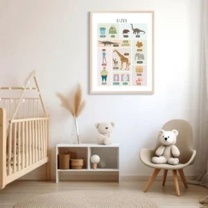 science learning poster for children's room
