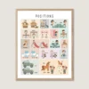Prepositions of Place Poster for kids learning English