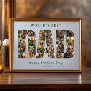 Dad Photo Collage Template for Canva