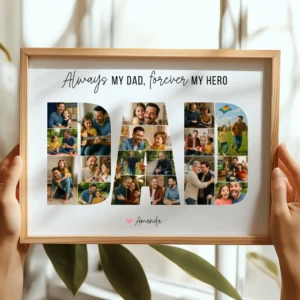 Father's Day photo collage for Dad