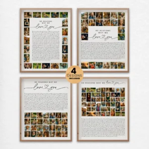 Editable Photo Collage Canva Template
