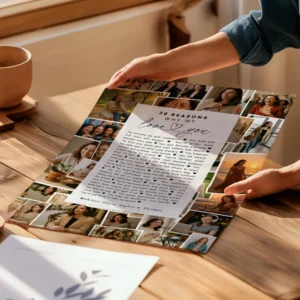 Editable Reasons We Love You Photo Template
