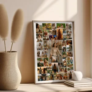 Printable photo grid template