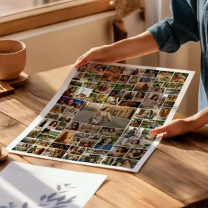 Printable 75 Photo Grid design