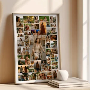 Memorial Photo Collage with 50 photos