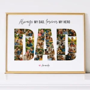 Dad Photo Collage digital download