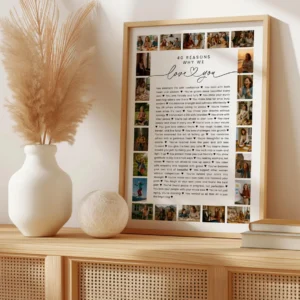 Personalized Anniversary Photo Collage Canva