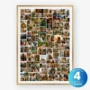 Large Photo Collage Template printable design