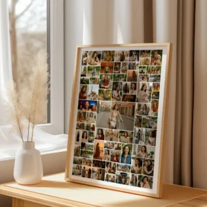 Digital download photo collage template