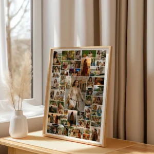 Editable Canva memorial photo template
