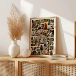 Personalized remembrance photo poster
