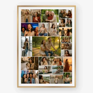 Editable Photo Collage Template Canva design
