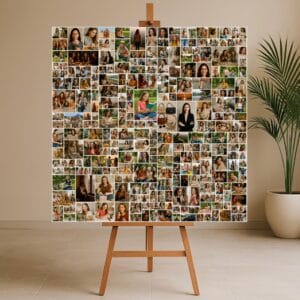 editable Canva photo collage template