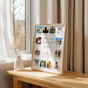 Personalized couple photo gift template