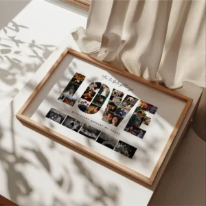 LOVE Photo Collage Template, Anniversary Gift (Canva Template) - Image 3