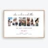 Family Photo Collage Template custom Canva design