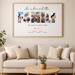 Family Photo Collage Template, Custom Wall Art Keepsake (Canva Template) - Image 3