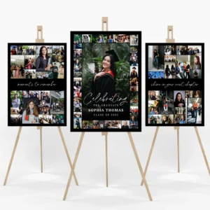 Graduation Keepsake Photo Collage Class of 2026 Canva template
