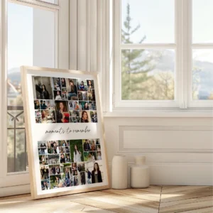 Graduation Photo Collage Template Class of 2027, Personalized Gift for Graduate, Graduation Party Poster, Canva Template - Image 4