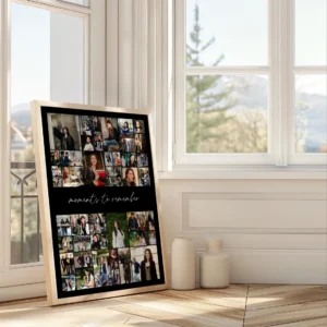 Graduation Photo Collage TEMPLATE Class of 2027, Personalized Gift for Graduate, Graduation Party Poster, Canva Template - Image 6