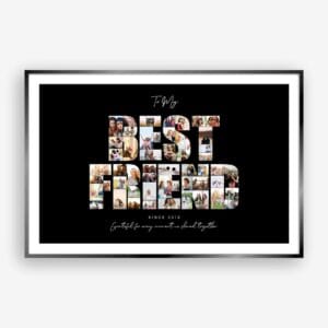 Best Friend Photo Collage Template Canva gift