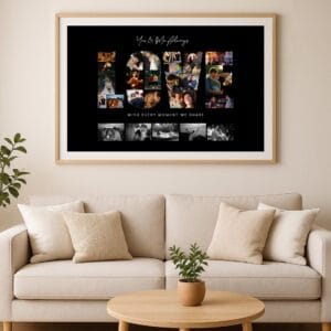 Customizable Love Photo Collage Template, Anniversary Gift (Canva Editable) - Image 6