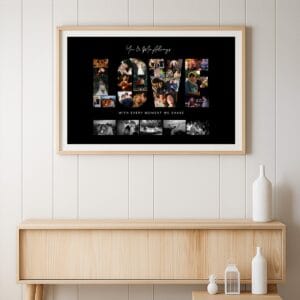 Customizable Love Photo Collage Template, Anniversary Gift (Canva Editable) - Image 8