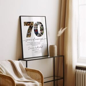 70th Anniversary Photo Collage Gift (Digital Download) - Image 7