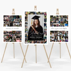 Graduation Keepsake Photo Collage Class of 2026 Canva template