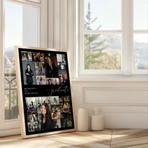 Graduation Photo Collage Canva Template, Class of 2026 Welcome Sign, Editable Senior Graduation Poster, Printable Party Decor - Image 7