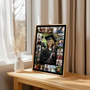 Graduation Photo Collage Canva Template, Class of 2026 Welcome Sign, Editable Senior Graduation Poster, Printable Party Decor - Image 8