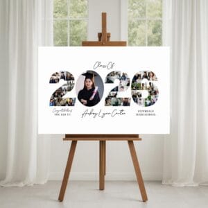 Graduation Gift, Graduation Party, Senior Class of 2026, Graduation Photo Collage Welcome Sign Template, Photo Template, Canva Template - Image 5