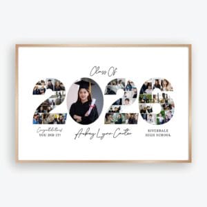 Graduation Gift, Graduation Party, Senior Class of 2026, Graduation Photo Collage Welcome Sign Template, Photo Template, Canva Template - Image 6