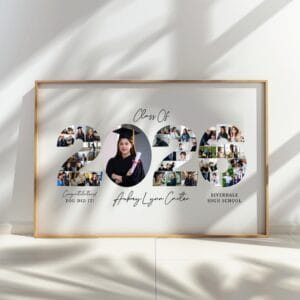 Graduation Gift, Graduation Party, Senior Class of 2026, Graduation Photo Collage Welcome Sign Template, Photo Template, Canva Template - Image 7