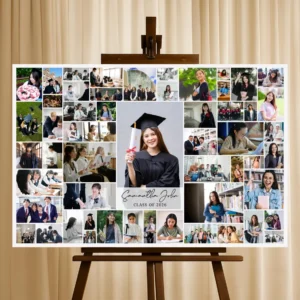 Graduation Photo Collage Template Class of 2026