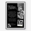 Mother of Bride Photo Collage wedding template