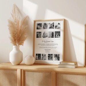Mother of the Bride Photo Collage Template Canva design