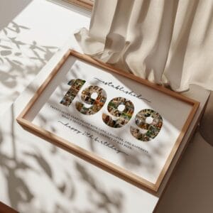 27th birthday 1999 photo memory poster