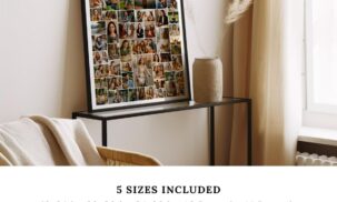 70 Photo Collage Template – Editable Canva Memory Collage Poster