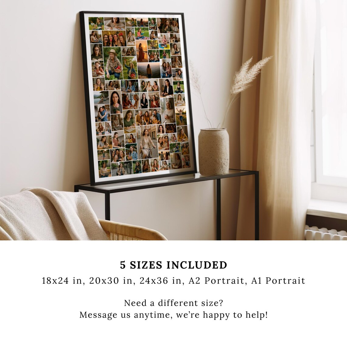 70 Photo Collage Template – Editable Canva Memory Collage Poster
