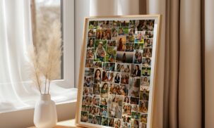 70 Photo Collage Template – Editable Canva Memory Collage Poster