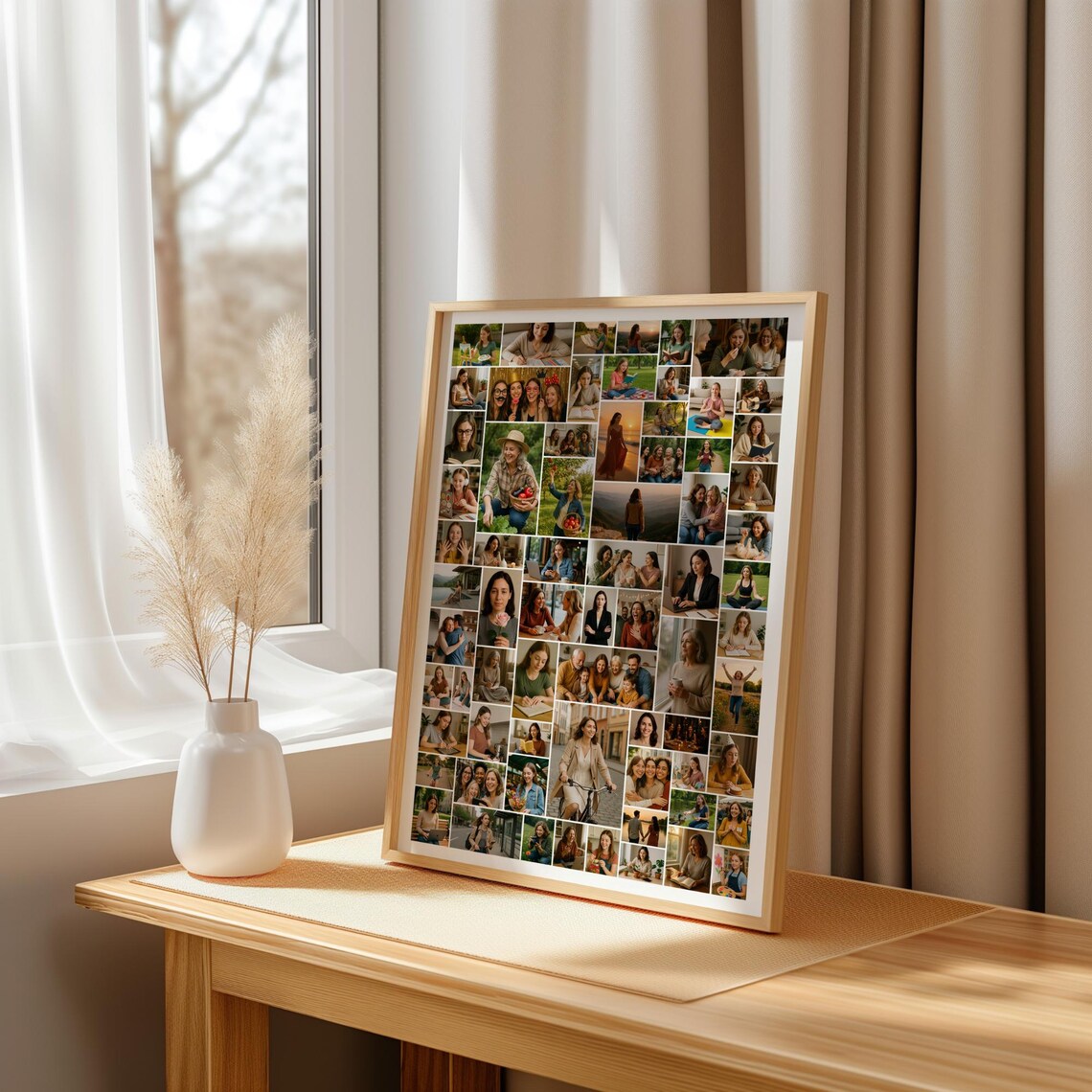 70 Photo Collage Template – Editable Canva Memory Collage Poster
