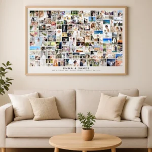 150 Photo Wedding Collage Printable Template