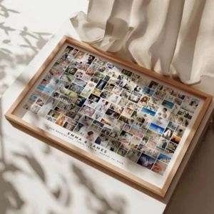 Wedding Photo Collage Template Personalized Keepsake