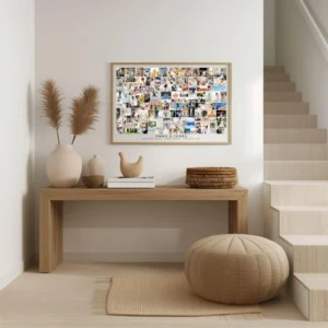 Wedding photo collage printable wall art
