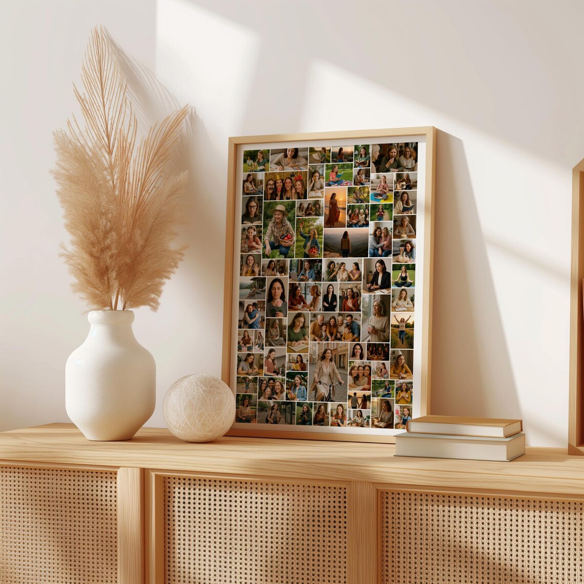 70 Photo Collage Template – Editable Canva Memory Collage Poster