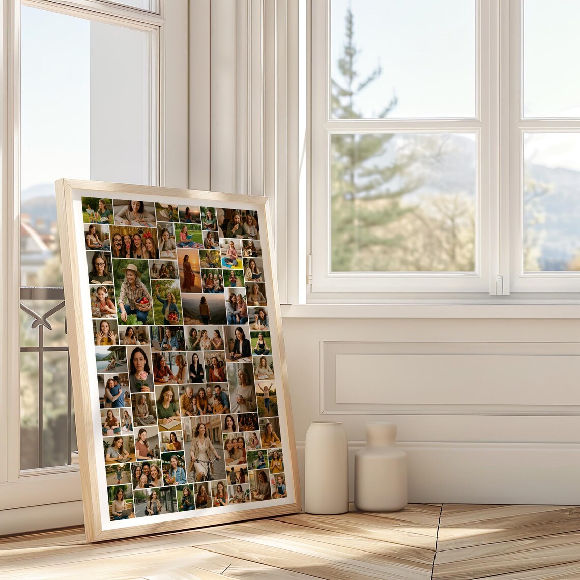 70 Photo Collage Template – Editable Canva Memory Collage Poster