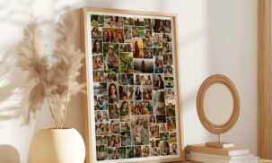 70 Photo Collage Template – Editable Canva Memory Collage Poster