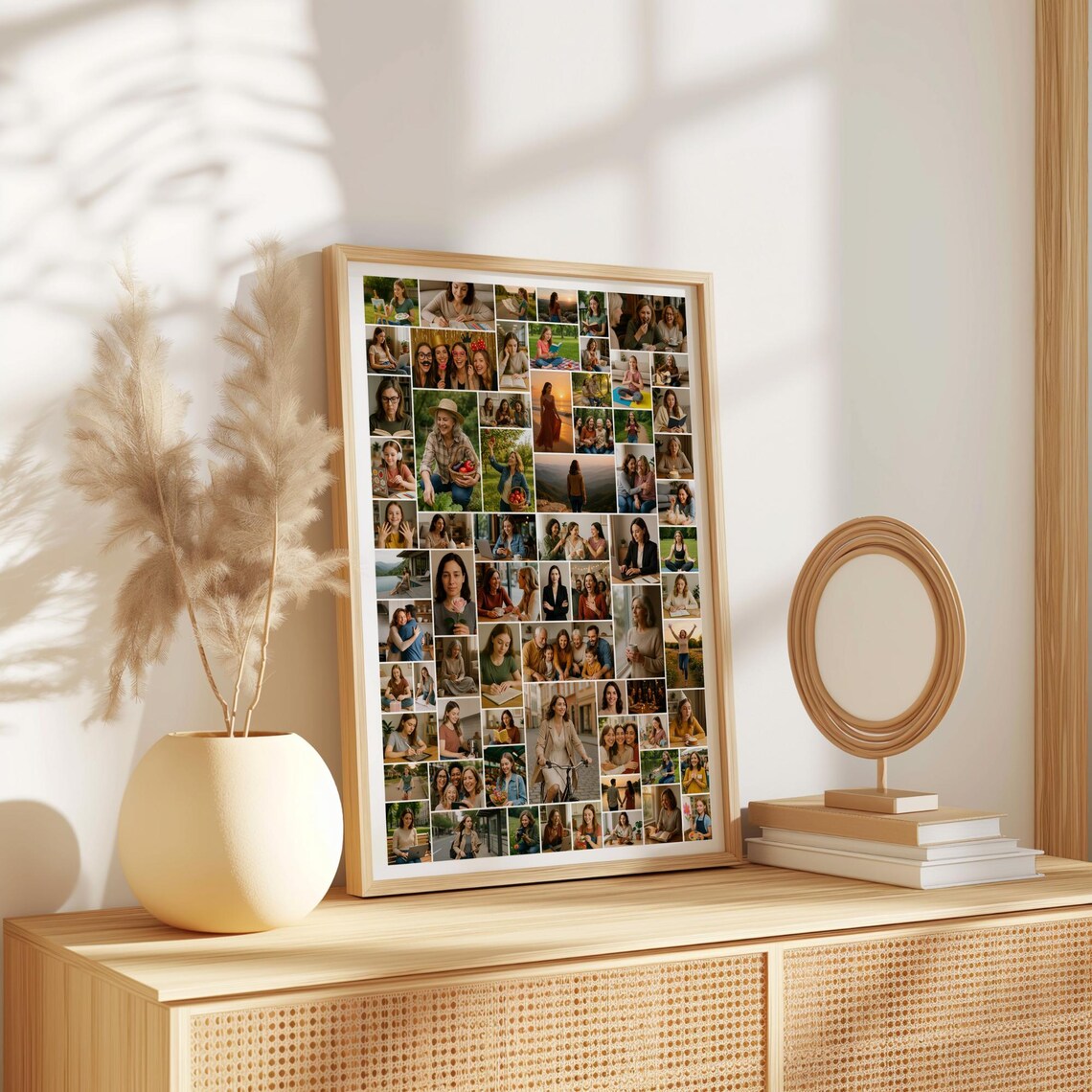 70 Photo Collage Template – Editable Canva Memory Collage Poster