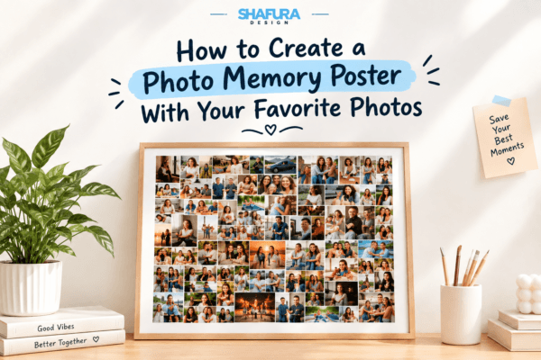 Photo memory poster with favorite photos Create a photo memory poster Photo memory poster ideas 82 photo memory poster template